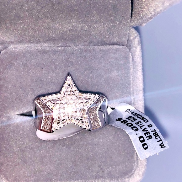 Other - Real diamond championship star ring custom made .78ct genuine diamonds not fake
